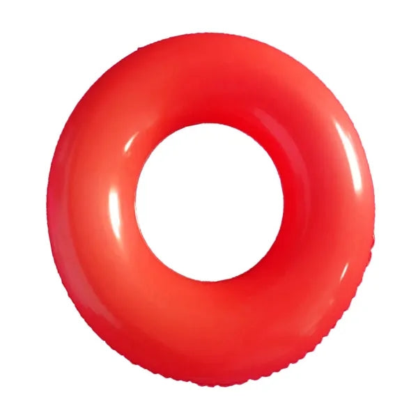36in PVC Inflatable Swim Ring Solid Color