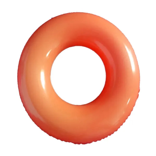 36in PVC Inflatable Swim Ring Solid Color