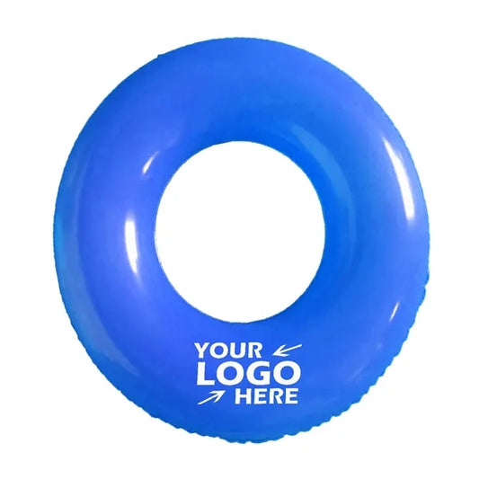 36in PVC Inflatable Swim Ring Solid Color