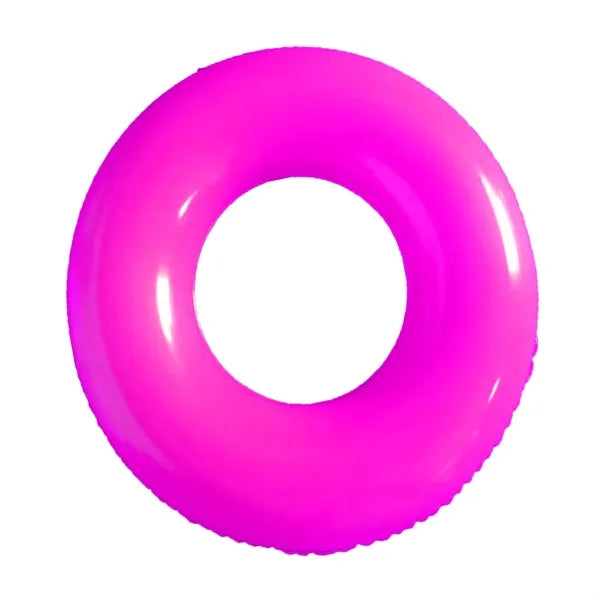 36in PVC Inflatable Swim Ring Solid Color