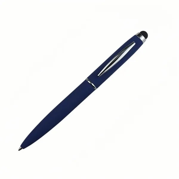 Retractable Dual-Function Metal Ballpoint Pen