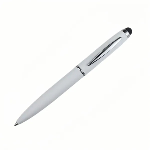 Retractable Dual-Function Metal Ballpoint Pen