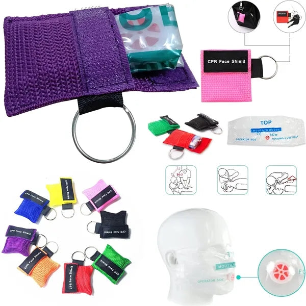 CPR Face Shield Mask Keyring