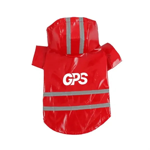 15 3/4 " Reflective Raincoat For Dogs