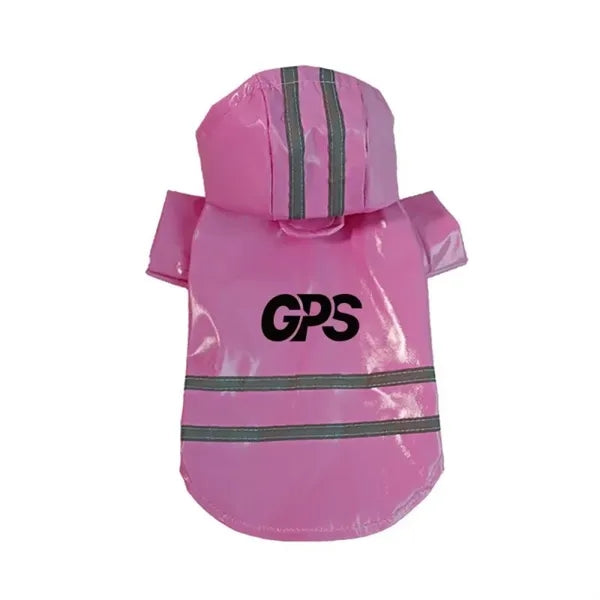 15 3/4 " Reflective Raincoat For Dogs