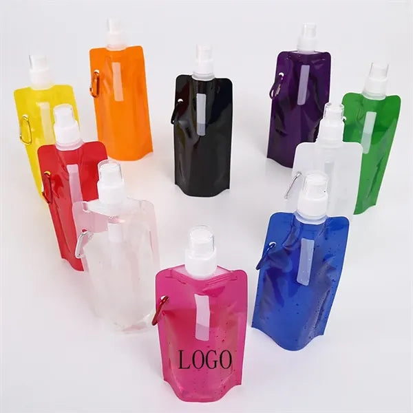 Flex Foldable 16 oz Water Bottle with Carabiner