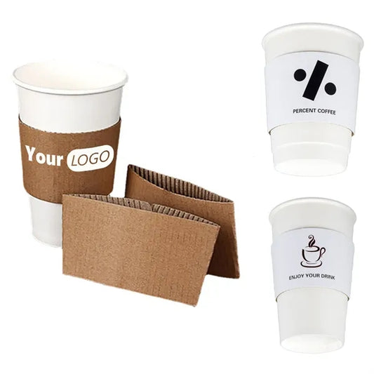 Kraft Paper Sleeve for 8-16oz Cups