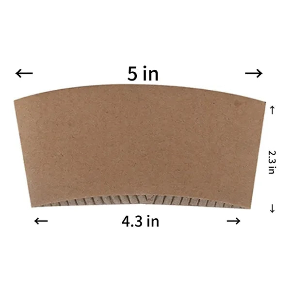 Kraft Paper Sleeve for 8-16oz Cups