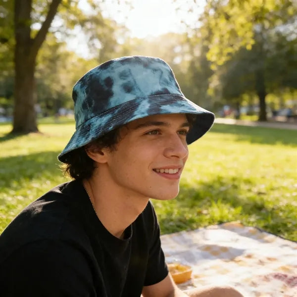 Full Color Travel Bucket Hat Reversible Sun