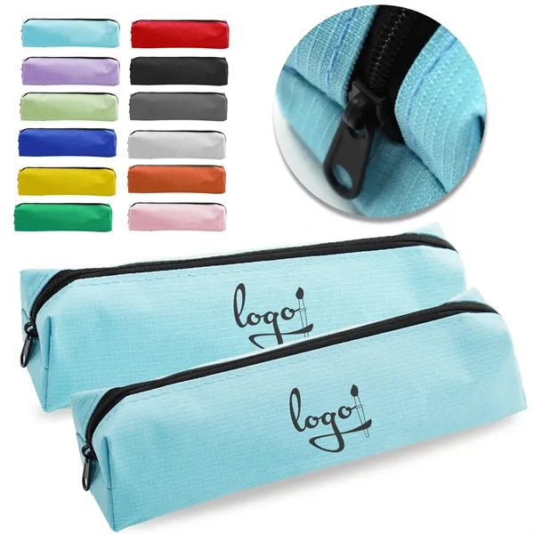 Oxford Zippered Pencil & Utility Pouch