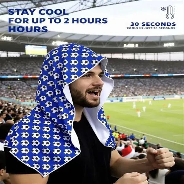 World Cup Football U shaped Cooling Sun Protection Headband