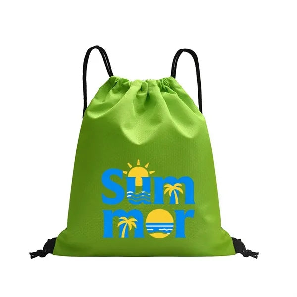 Waterproof Oxford Drawstring Sports Backpack for Gym & Event