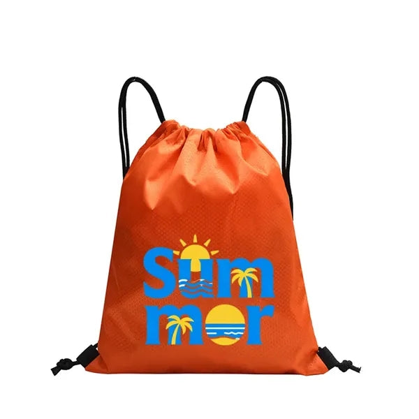 Waterproof Oxford Drawstring Sports Backpack for Gym & Event