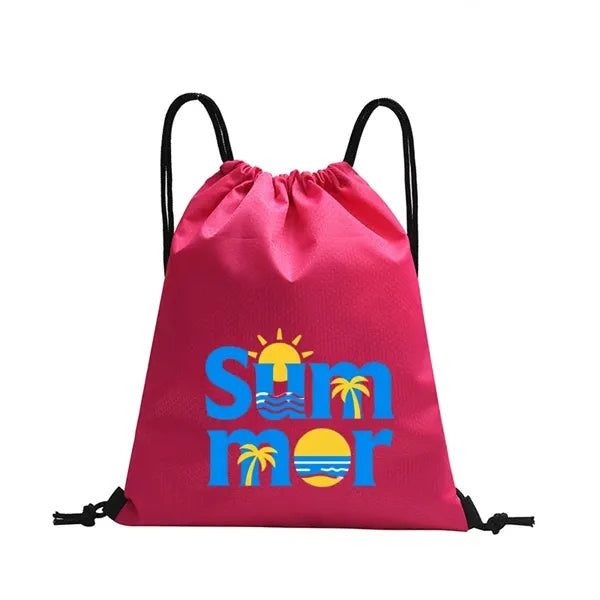 Waterproof Oxford Drawstring Sports Backpack for Gym & Event