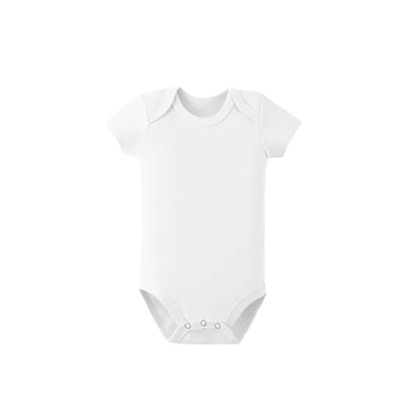 Short Sleeve Babysuit Cotton Unisex For Newborn