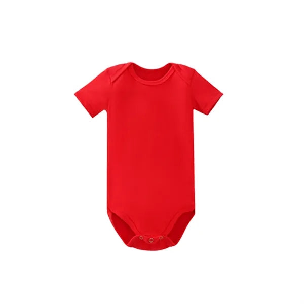 Short Sleeve Babysuit Cotton Unisex For Newborn
