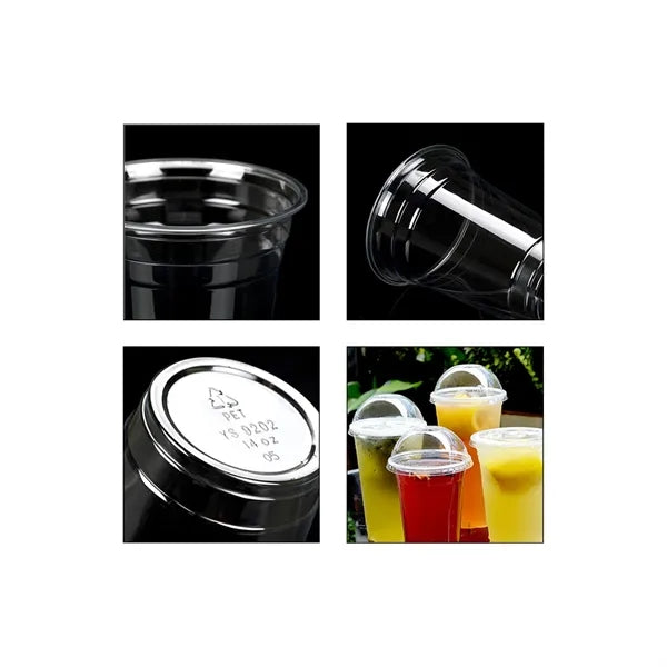 16 Oz Clear PET Plastic Cups
