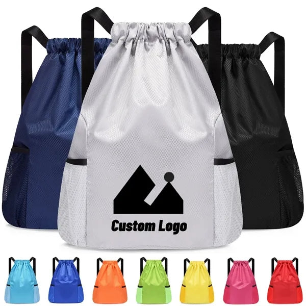Waterproof Drawstring Backpack Lightweight Sport Gym Bag