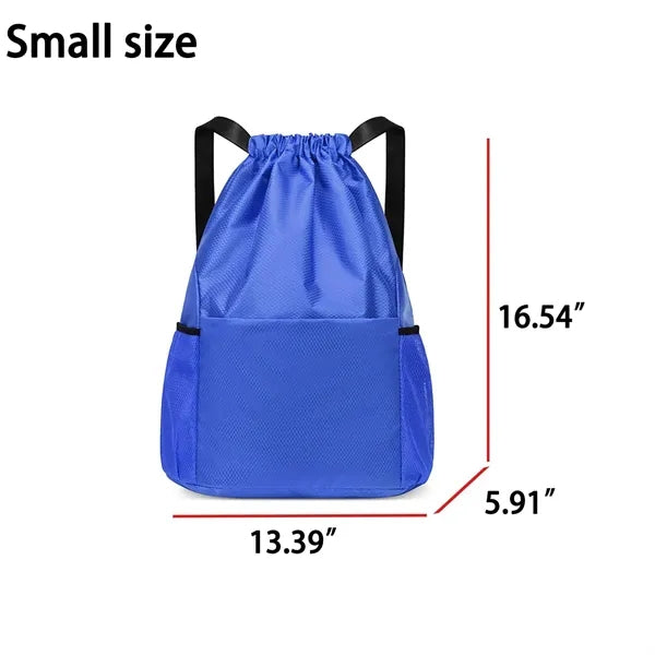 Waterproof Drawstring Backpack Lightweight Sport Gym Bag