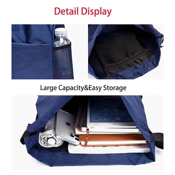 Waterproof Drawstring Backpack Lightweight Sport Gym Bag