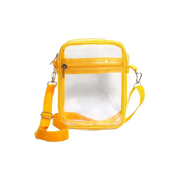 Clear PVC Crossbody Shoulder Bag