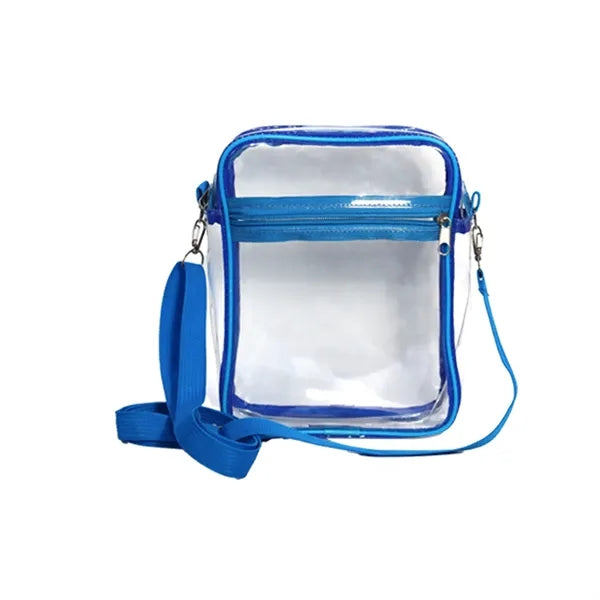 Clear PVC Crossbody Shoulder Bag