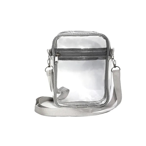 Clear PVC Crossbody Shoulder Bag