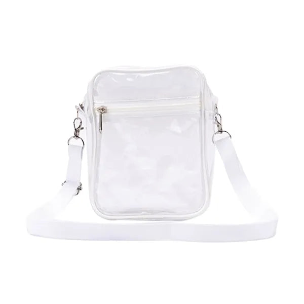 Clear PVC Crossbody Shoulder Bag