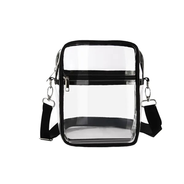 Clear PVC Crossbody Shoulder Bag