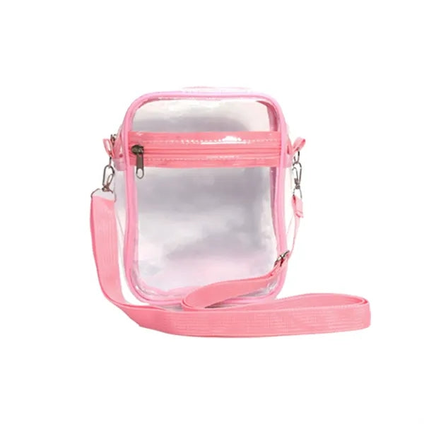 Clear PVC Crossbody Shoulder Bag