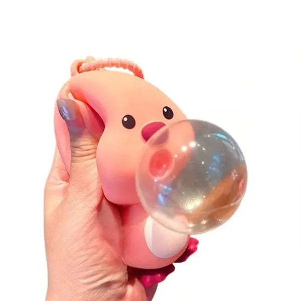 Capybara Stress Relief Squeeze Toy Keychain