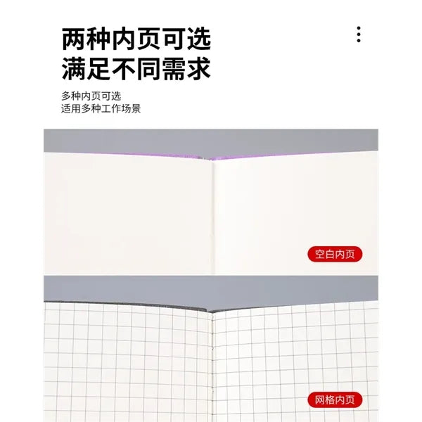 Logo A6 Square Pocket Notebook with Pen Clip, 200 Pag