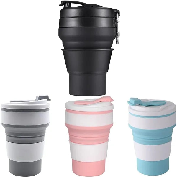 12oz Silicone Foldable Travel Cup