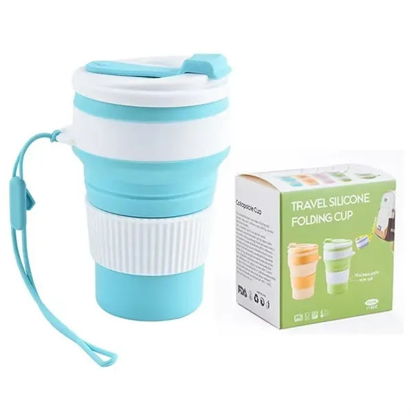 Logo Collapsible Silicone Portable Travel Cup