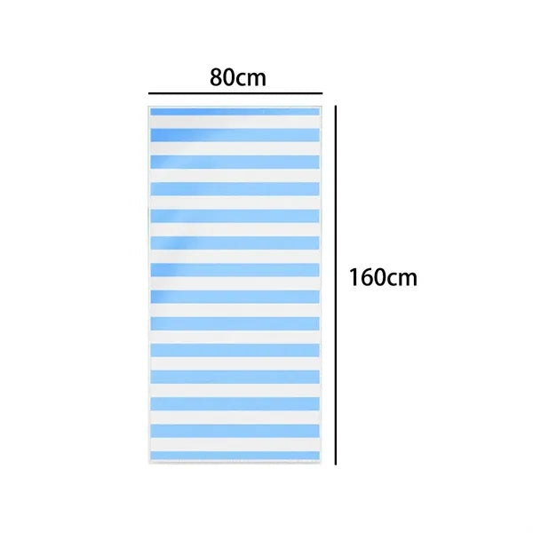 Quick Dry Microfiber Beach Towel In Mesh Carry Bag