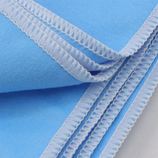 Quick Dry Microfiber Beach Towel In Mesh Carry Bag