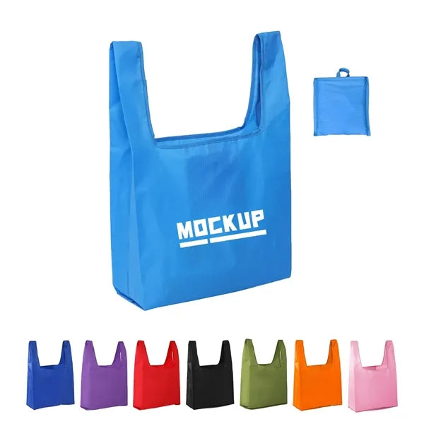 Large Foldable Grocery Tote Bag with Pouch
