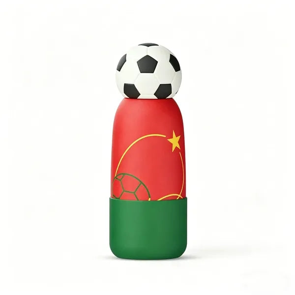 17oz Football Cup Lid Stainless Steel Water Bottle