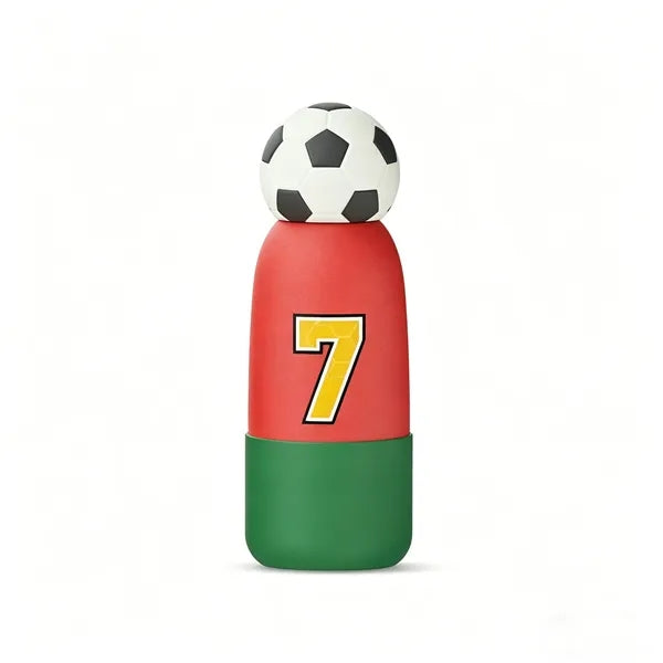 17oz Football Cup Lid Stainless Steel Water Bottle