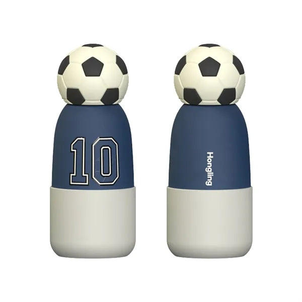 17oz Football Cup Lid Stainless Steel Water Bottle