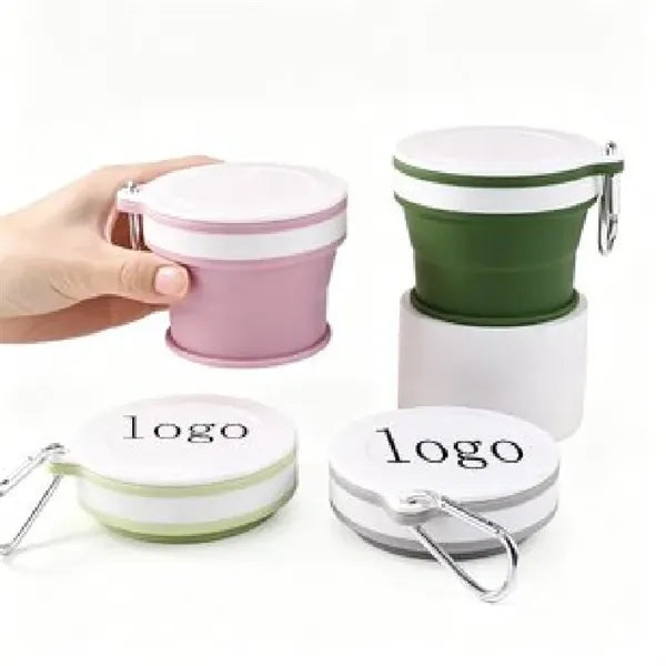 6oz Silicone Travel Mug Folding Camping Cup