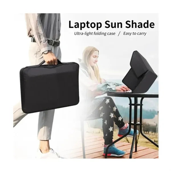 Foldable Laptop Bag with Sun Shade Outdoor Portable