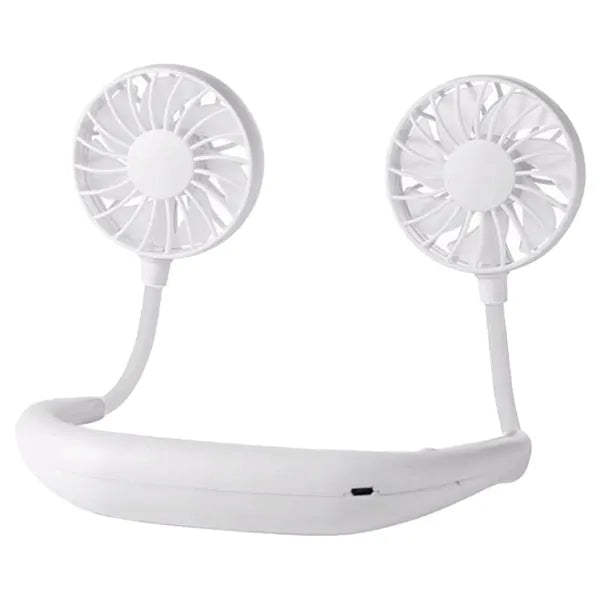 USB Rechargeable Mini Hands Free Wearable Cooling Neck Fan