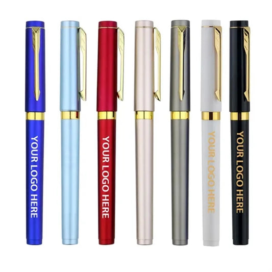 0.7mm Faux Metal Gel Pen Black Ink