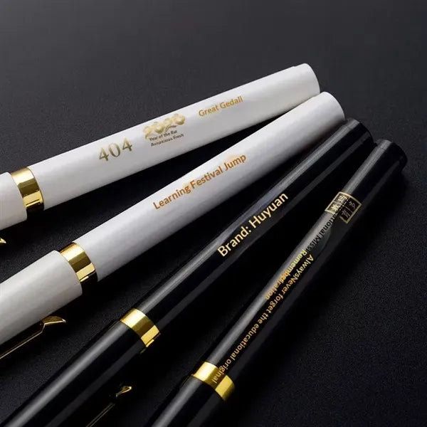 0.7mm Faux Metal Gel Pen Black Ink