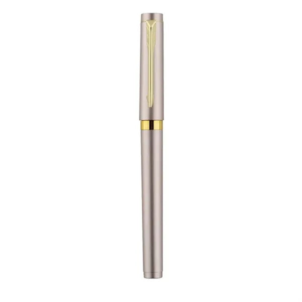 0.7mm Faux Metal Gel Pen Black Ink