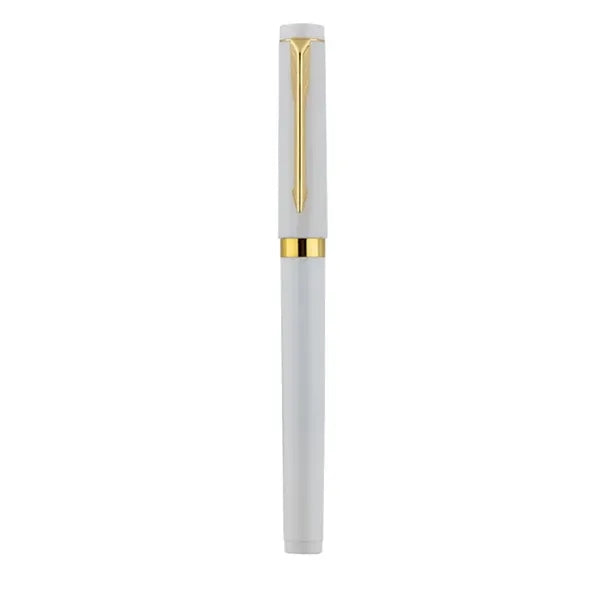 0.7mm Faux Metal Gel Pen Black Ink