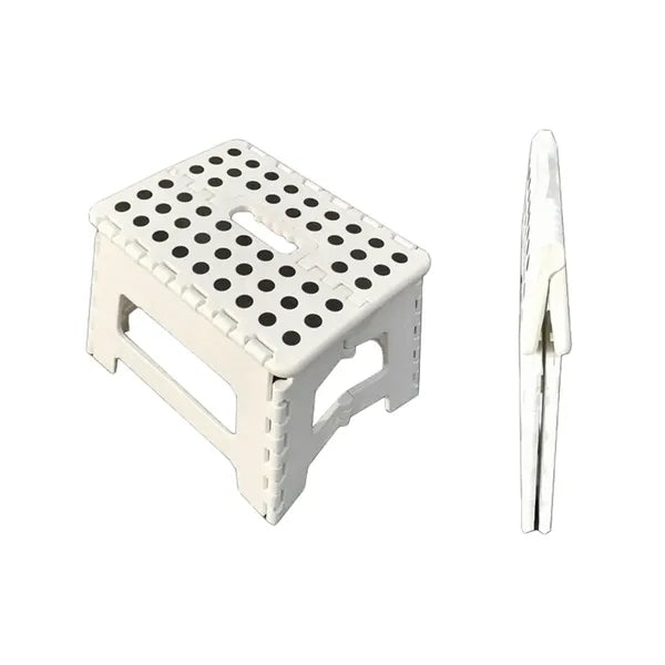 Folding Step Stool, Portable Plastic Stool for Adults & Kids