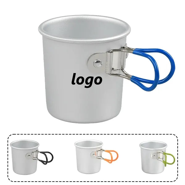 Folding Aluminum Cup for Camping and Travel