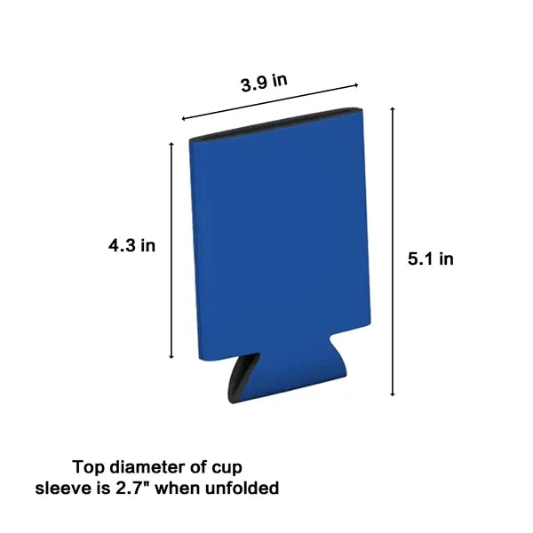 Foldable Insulated Cup Sleeve Made Of Synthetic Rubber